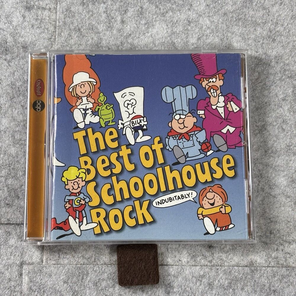 The Best of Schoolhouse Rock CD 1998 Kid Rhino R2 75315 Conjunction Junction